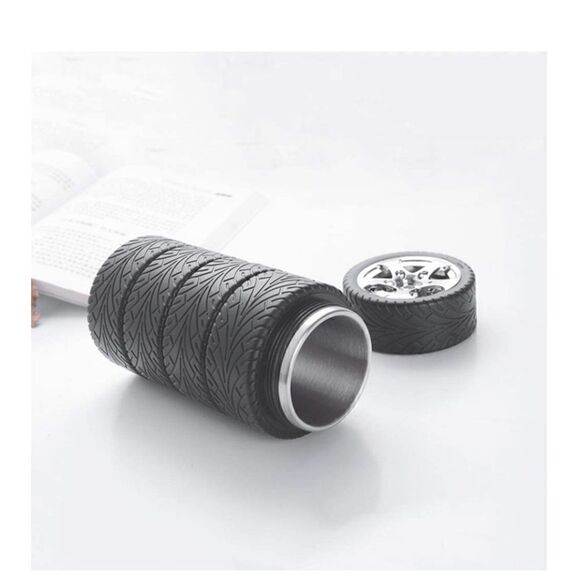 Tire Wheel Rim Cup Thermos Car - Picture 6 of 7